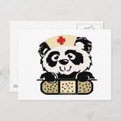 Carte Postale Panda Nurse (Devant / Derrière)
