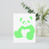 Carte Postale panda plush (Debout devant)