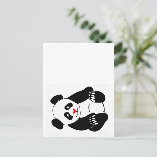 Carte Postale Panda Post (Debout devant)
