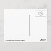 Carte Postale Panda rouge (Dos)