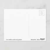 Carte Postale Panda rouge (Dos)