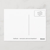 Carte postale - panda rouge 2 (Dos)