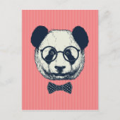 Carte Postale Panda stripes (Devant)