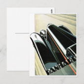 Carte Postale Panhard Automobile Vintage (Devant / Derrière)