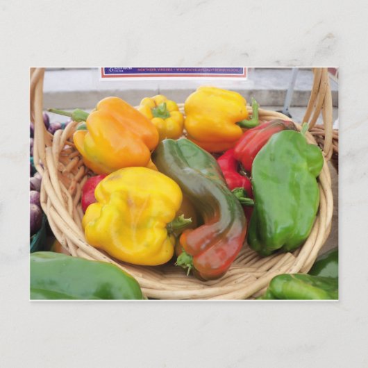 Carte Postale Panier (Devant)