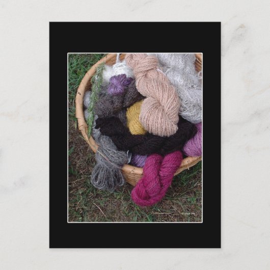 Carte Postale Panier (Devant)