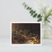 Carte Postale Panier à vie fixe de légumes Van Gogh Art (Debout devant)