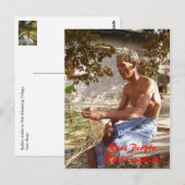 Carte Postale Panier dans le village de Prime Khmeang (Devant / Derrière)