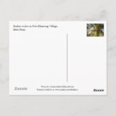 Carte Postale Panier dans le village de Prime Khmeang (Dos)