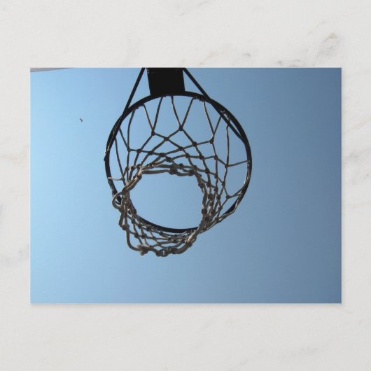 Carte Postale panier de basket (Devant)