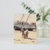 Carte Postale Panier de Clams Winslow Homer (Debout devant)