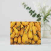 Carte Postale Panier de courgette jaune (Debout devant)