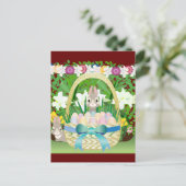 Carte Postale Panier de Pâques (Debout devant)