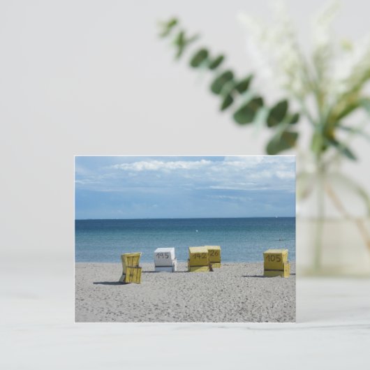 Carte Postale Panier de plage (Debout devant)