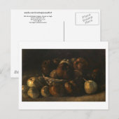 Carte Postale Panier de pommes à vie fixe, Van Gogh Art (Devant / Derrière)