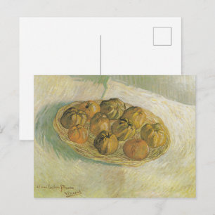 Carte Postale Panier de pommes de Van Gogh - Nature morte classi