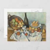 Carte Postale Panier de pommes Paul Cézanne Art (Devant / Derrière)