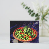 Carte Postale Panier de tomates (Debout devant)