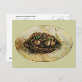 Carte Postale Panier des ampoules à germer, Vincent van Gogh (Devant / Derrière)