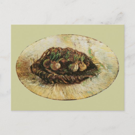 Carte Postale Panier des ampoules à germer, Vincent van Gogh (Devant)