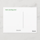 Carte Postale Panier et cheval irlandais (Dos)