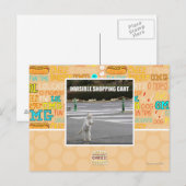 CARTE POSTALE PANIER INVISIBLE (Devant / Derrière)