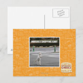 CARTE POSTALE PANIER INVISIBLE (Devant / Derrière)