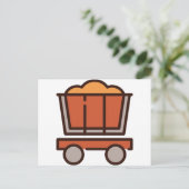 Carte Postale Panier mine (Debout devant)