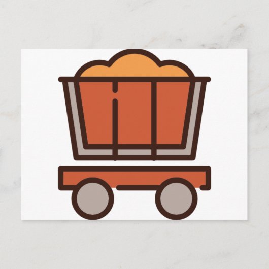 Carte Postale Panier mine (Devant)