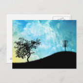 Carte Postale Panier Sur Une Colline #2 (Devant / Derrière)