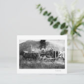 Carte Postale Panier tiré à cheval (Debout devant)