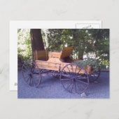 Carte Postale Panier Wagon pittoresque (Devant / Derrière)