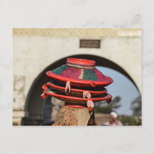 Carte Postale Paniers au marché à Harar, Éthiopie