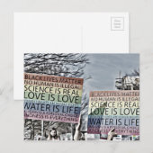 Carte Postale Panneau arc-en-ciel (Devant / Derrière)