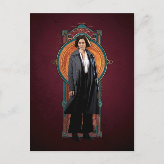 Carte Postale Panneau Art déco PORTENTINA GOLDSTEIN™ (Devant)