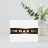 Carte Postale Panneau barre (Debout devant)