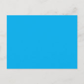Carte Postale Panneau bleu 2e anniversaire Invitation (Dos)