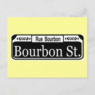 Carte Postale Panneau Bourbon