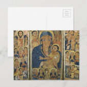 Carte Postale Panneau Centre Triptyque avec Mary et Son Fils (Devant / Derrière)