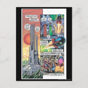 Carte Postale Panneau de dessin Superman - Origines de Clark