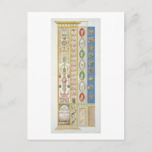 Carte Postale Panneau de la Loggia Raphael au Vatican, engr