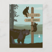 Carte Postale Panneau de l'ours (Devant)