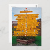 Carte Postale Panneau de Narvik (Devant / Derrière)