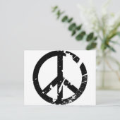 Carte Postale Panneau de paix (Debout devant)