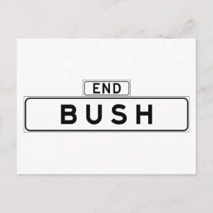 Carte Postale Panneau de rue Bush St., San Francisco