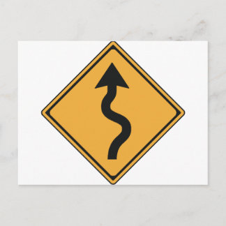 Carte Postale panneau de signalisation
