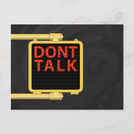 Carte Postale Panneau de signalisation New York Crosswalk (Devant)