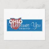 Carte Postale Panneau de signalisation routière Ohio - USA (Devant)