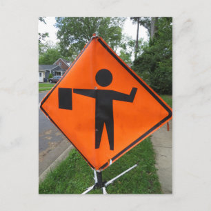 Carte Postale Panneau de travail