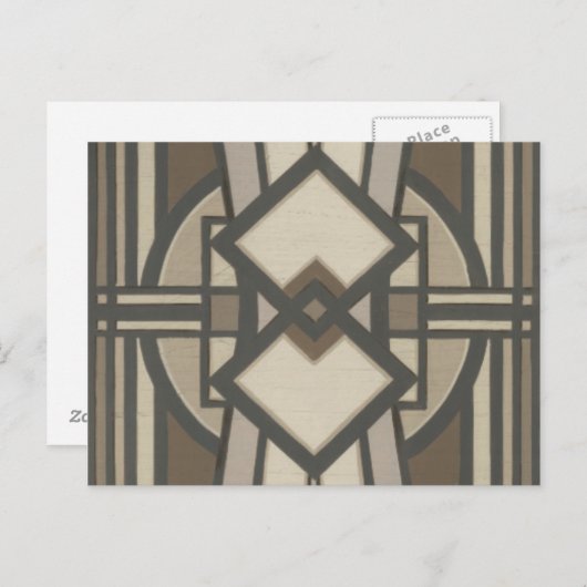 Carte Postale Panneau Déco neutre I (Devant / Derrière)